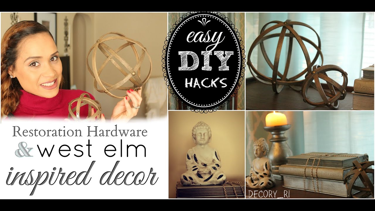 DIY RESTORATION HARDWARE & WEST ELM HACKS