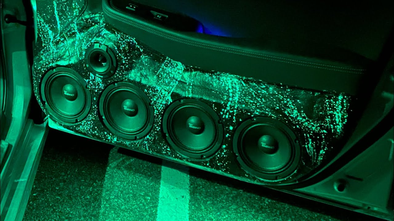 DIY car audio door panels