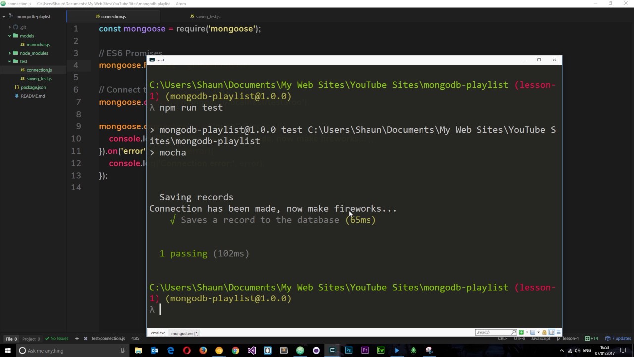 MongoDB Tutorial #7 - ES6 Promises