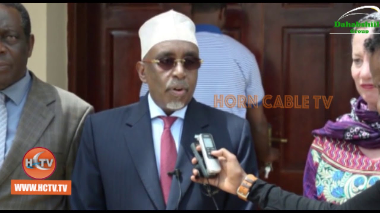 Madaxweynaha Koonfur Galbeed Somaliya Oo Kulan La Qatay Madax Ka Socota AMISOM