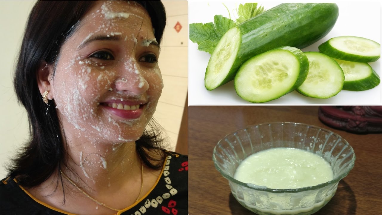 Best Anti Aging face mask from Cucumber | Easy to prepare at home