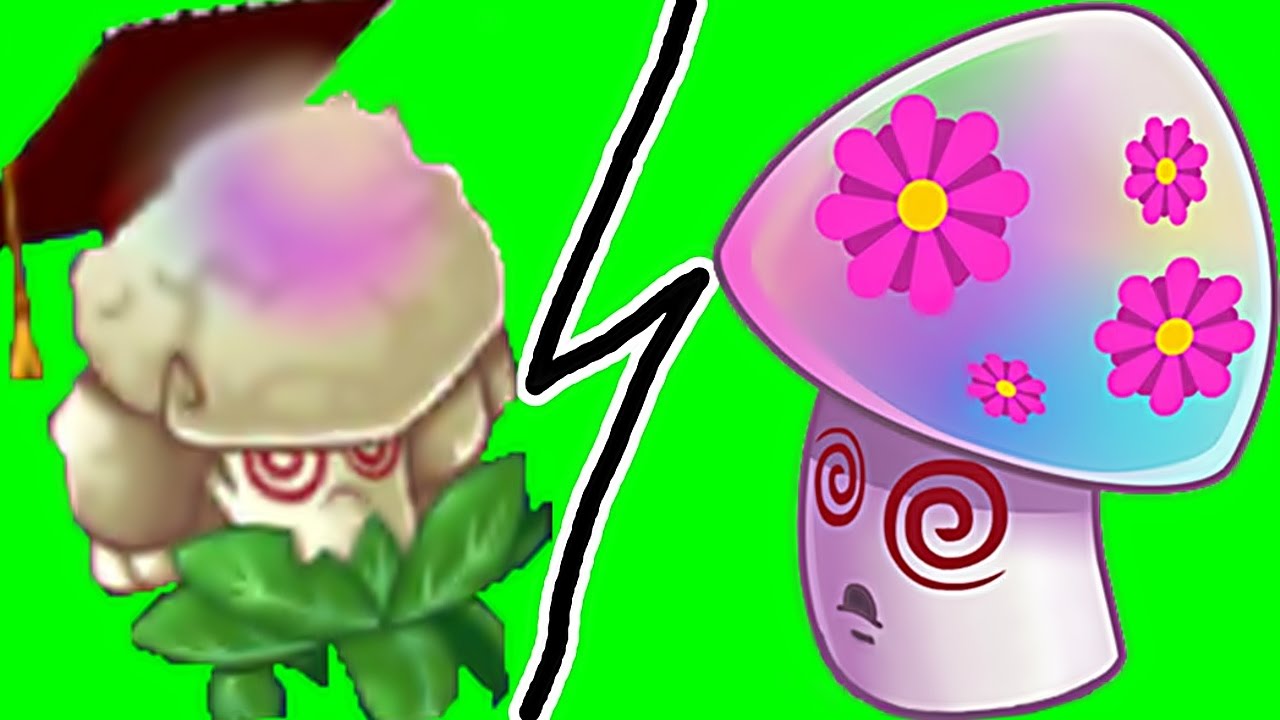 Hypno-Shroom Vs Caulipower in Plants vs. Zombies 2: Gameplay 2017