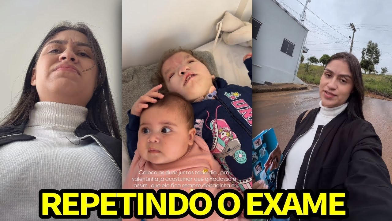 ANA VITÓRIA CHEGA PARA REPETIR O EXAME E MOSTRA COMO FOI 