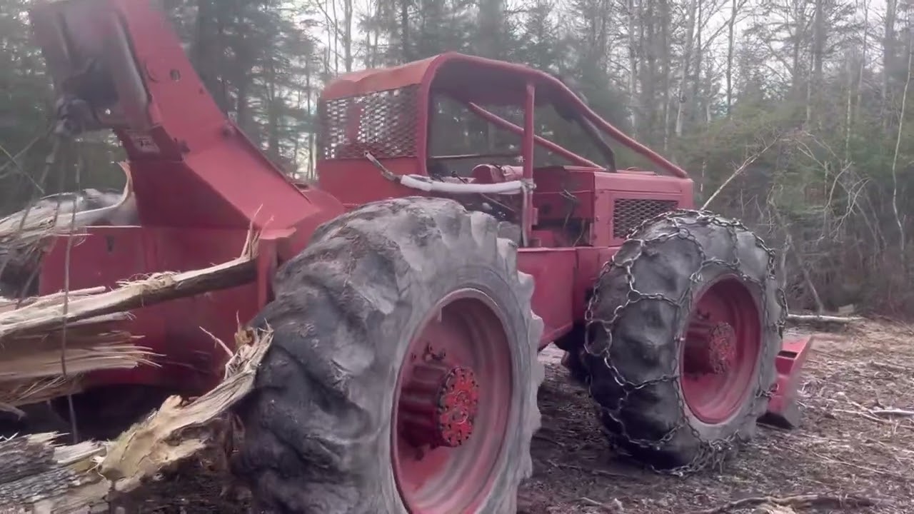Timberjack 230 skidder logging firewood