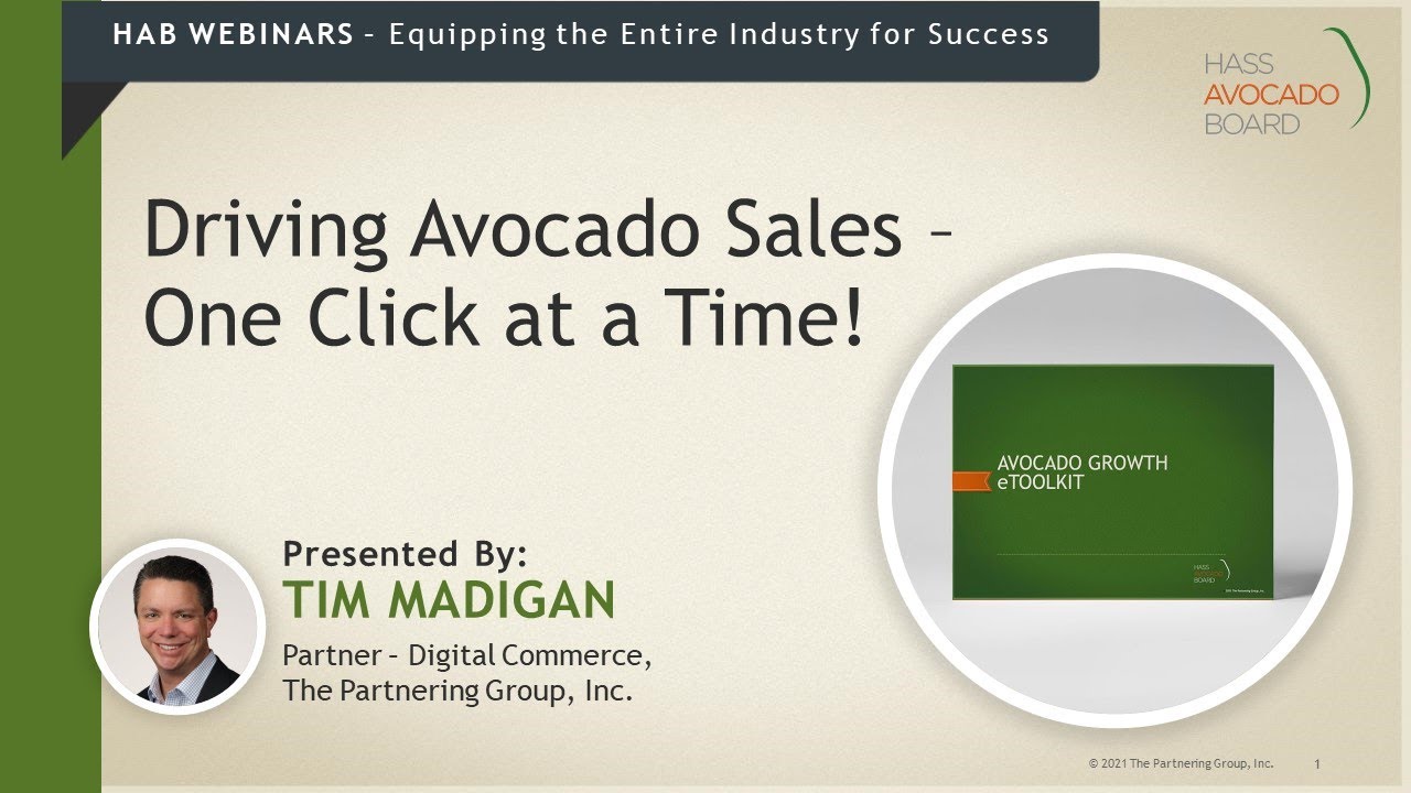 Driving Avocado Sales &ndash; One Click at a Time!