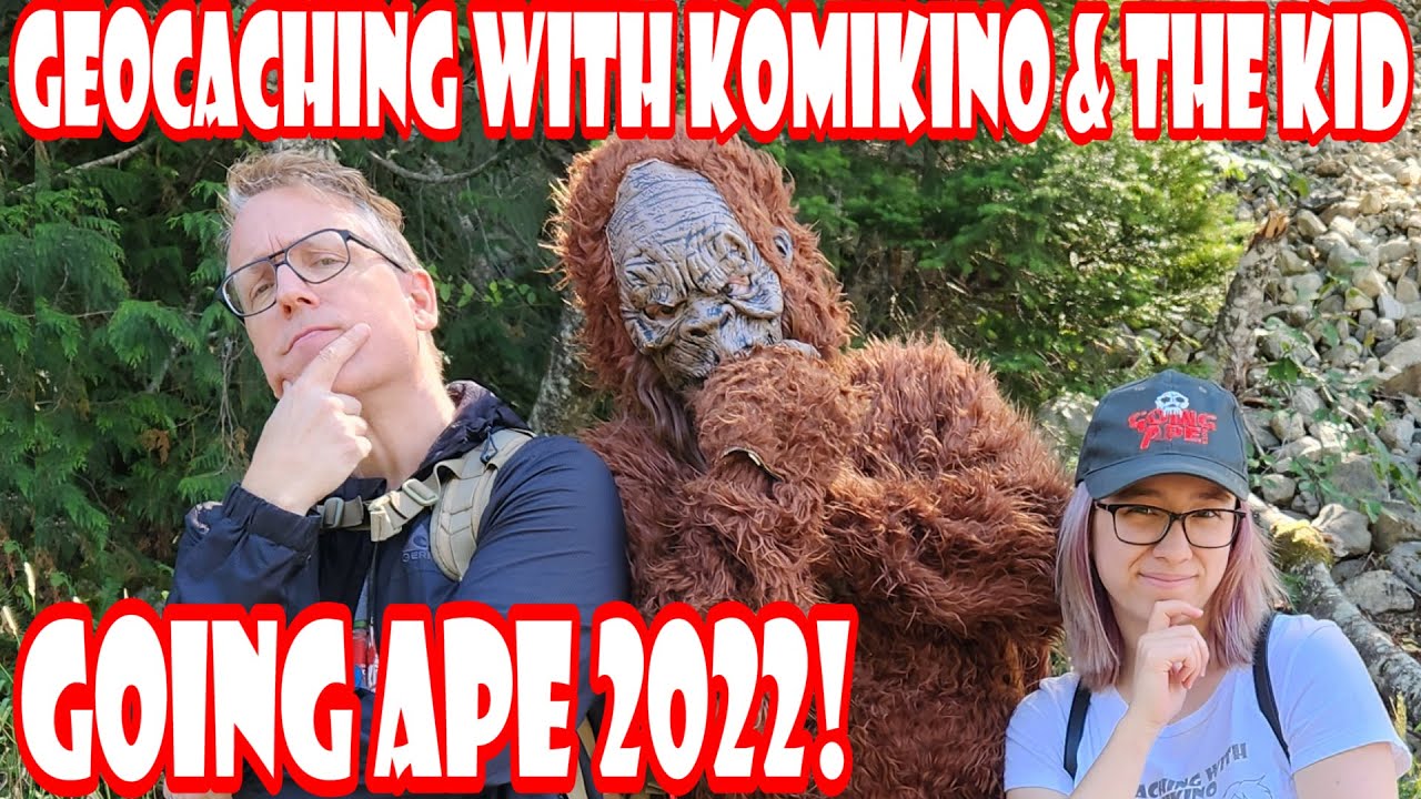 Geocaching with Komikino and The Kid: Going APE 2022 Event!
