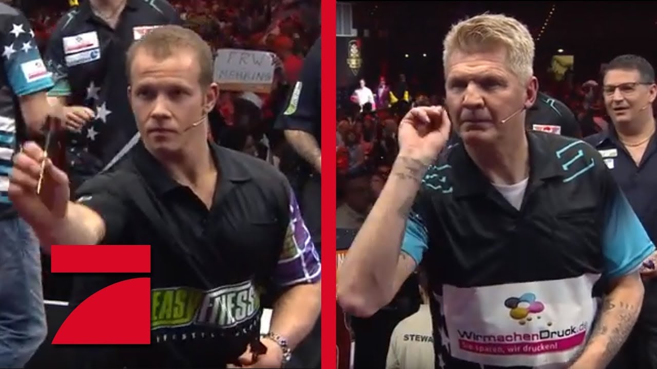 Fabian Hambüchen & Gary Anderson  vs. Stefan Effenberg & Max Hopp | Gruppenphase | Promi Darts WM