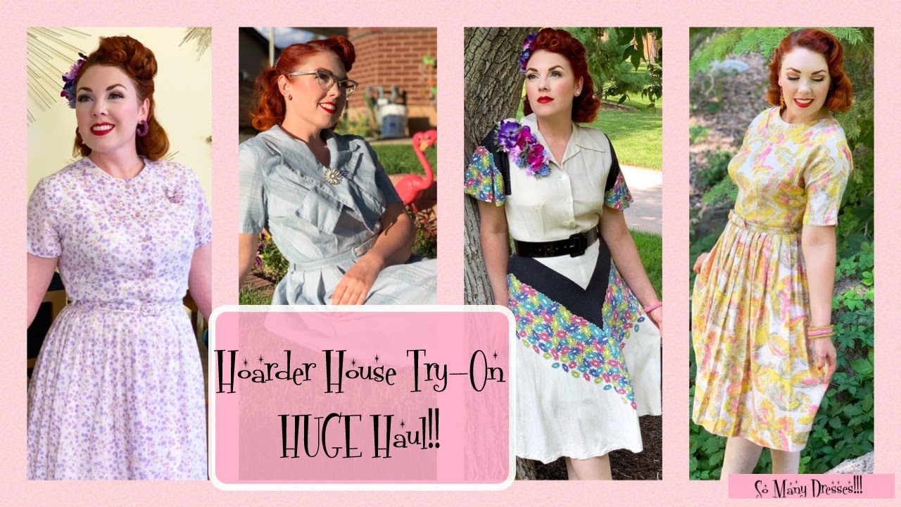 Hoarder House Try-On- HUGE Haul