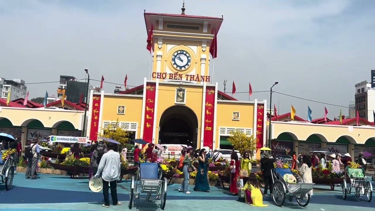 Việtnam Saigon Bến Thành market 2026 