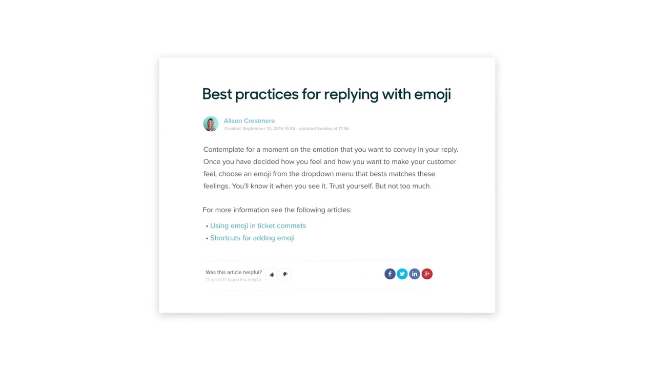Answer Bot - Zendesk Guide