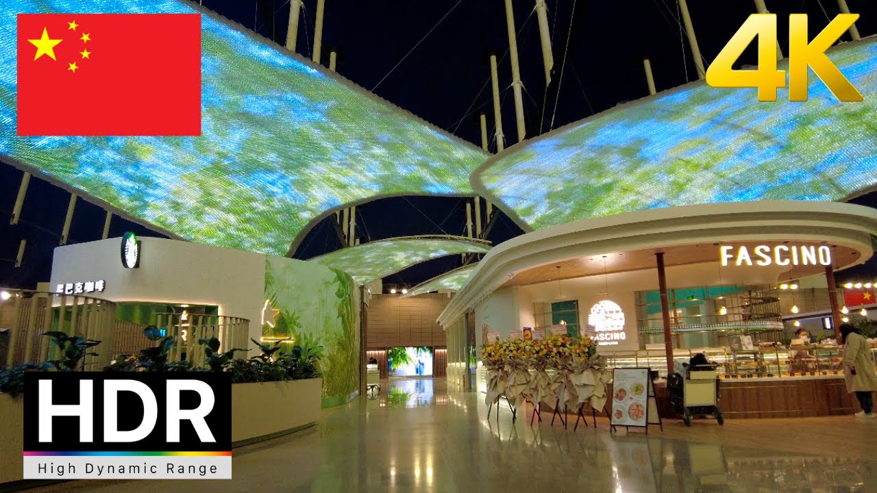 【4K HDR】Shanghai Airport Walk - Terminal 1