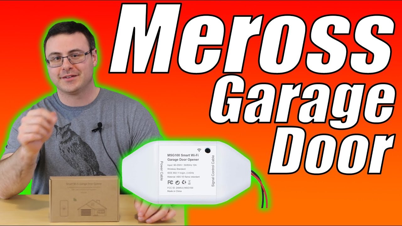 Meross Smart WiFi Garage Door Opener Unbox and Full Setup - MSG100