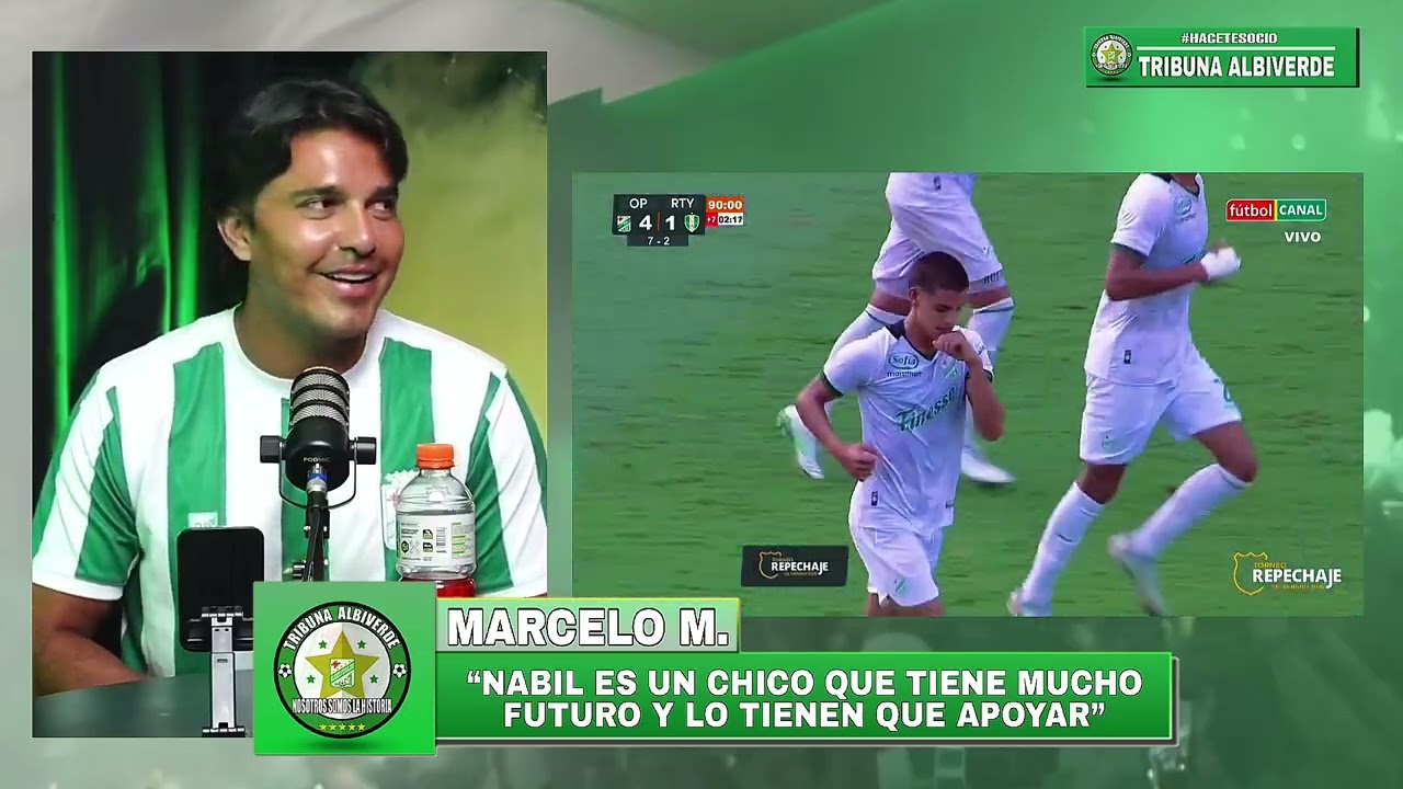 Marcelo Martins cree que Nabil Nacif es una futura promesa para el fútbol boliviano