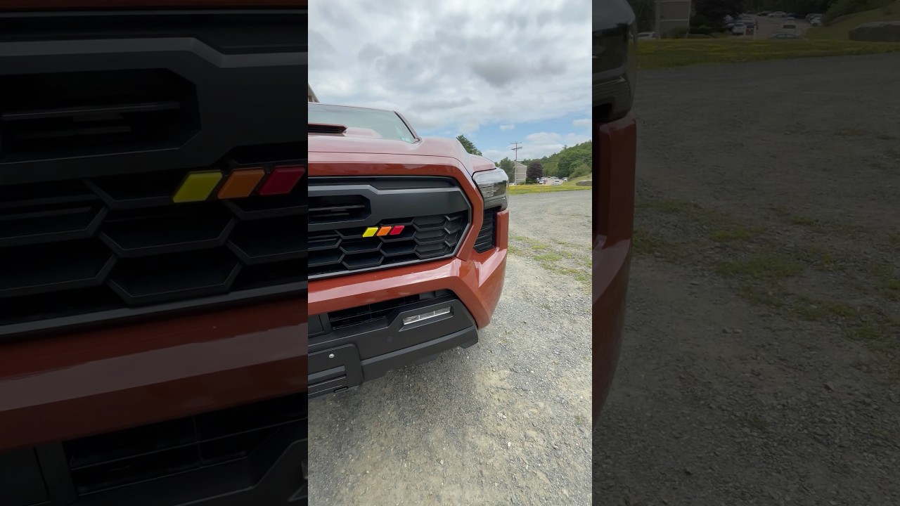 2025 Toyota Tacoma TRD Color Grill Badge  #Toyota #Cars #Shorts