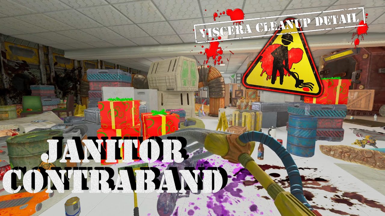 Viscera Cleanup Detail - Janitor Contraband (Steam Workshop Map)