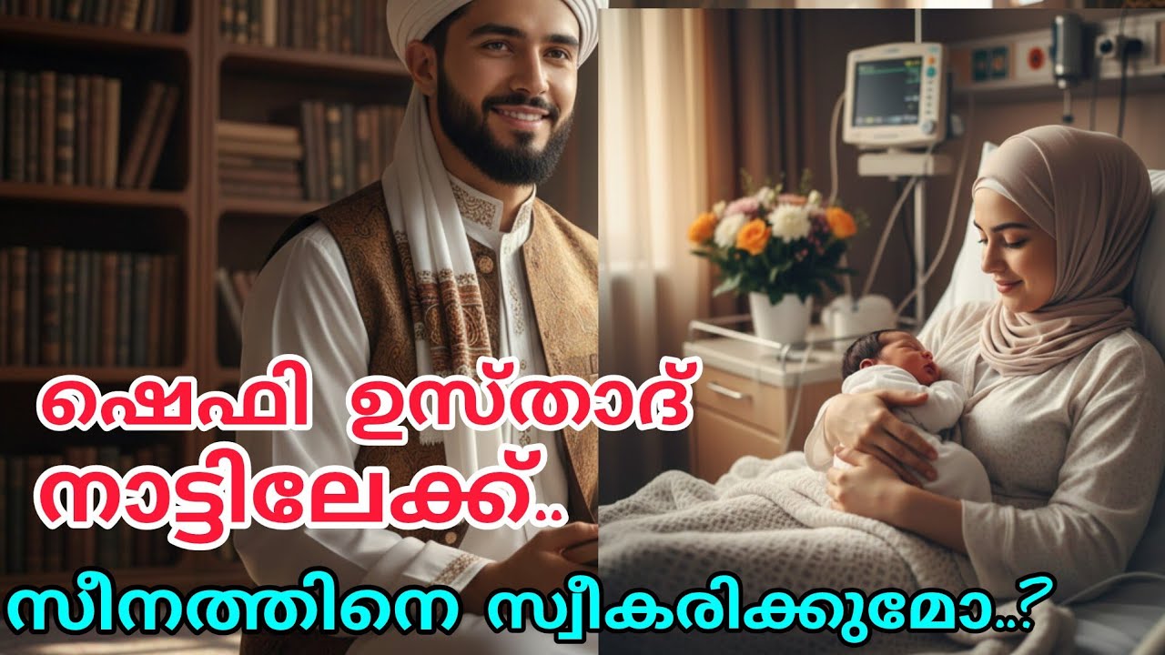 ഷെഫി ഉസ്താദ്‌ നാട്ടിലേക്ക്,സീനത്തിനെ സ്വീകരിക്കുമോ😳#hidayath#islamicstory#malappurammuth 