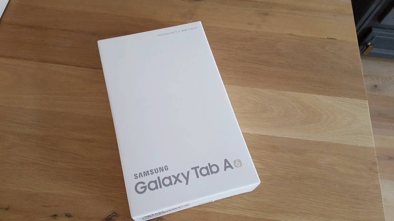 Unboxing Samsung Galaxy Tab A 10.1 (2016)