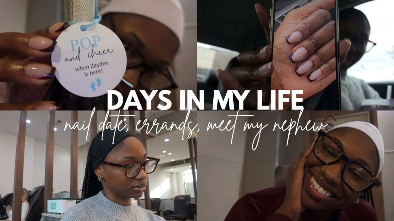 RAW DAYS IN MY LIFE | I’m an auntie!!(again), church, nail date, sunday reset+errands, meal prep