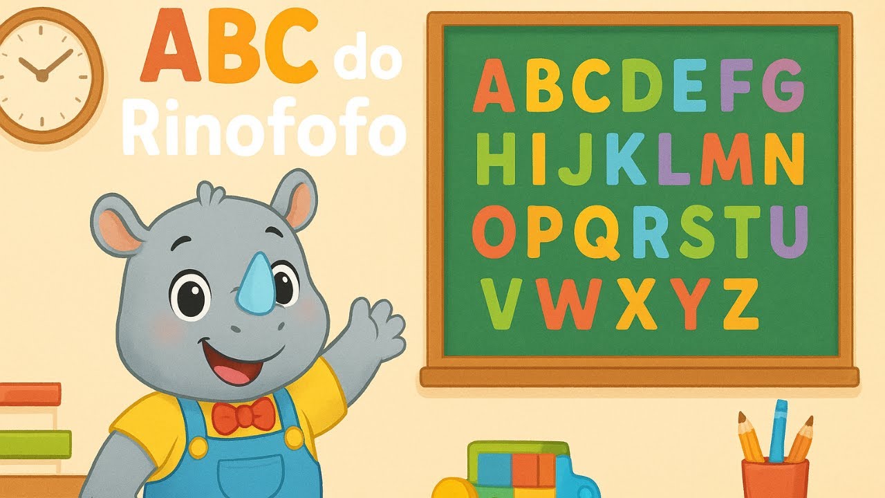 ABC do Rinofofo 🦏🎶 | Aprenda o Alfabeto de A a Z Cantando | Música Infantil