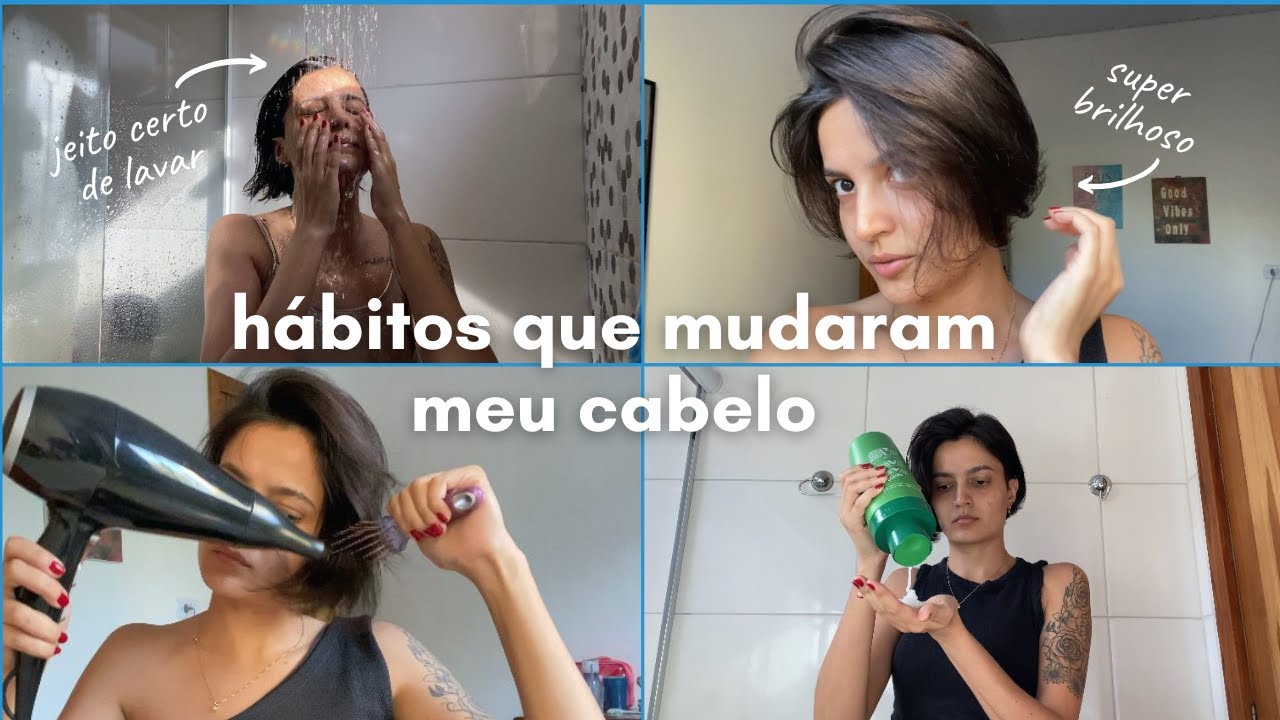 ROTINA DE CUIDADOS COM O CABELO CURTINHO | Produtos, dicas e hábitos