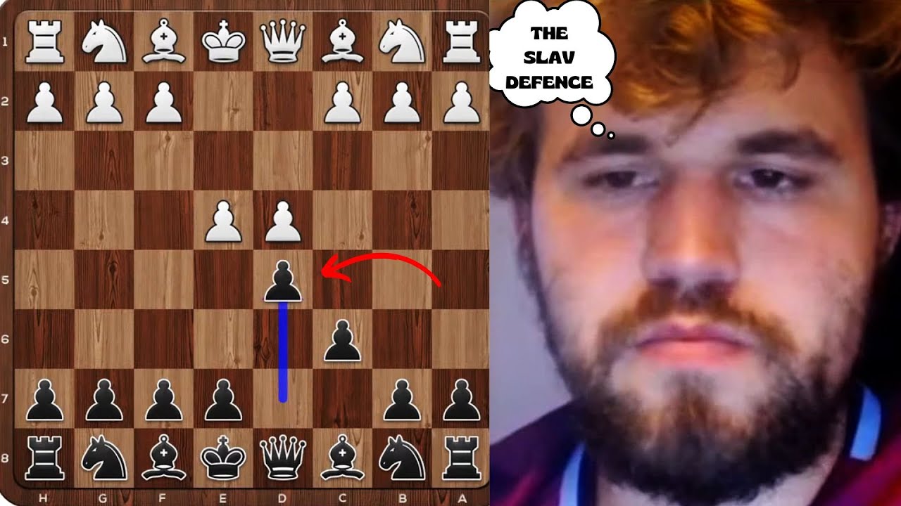 Magnus Carlsen shows us how to play the slav defence