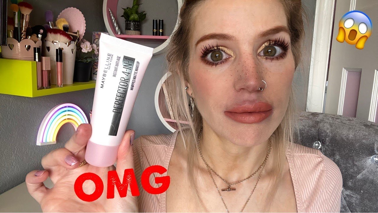 NEW | MAYBELLINE 4 in 1 WHIPPED MATTE PERFECTOR Foundation Review (OMG!)
