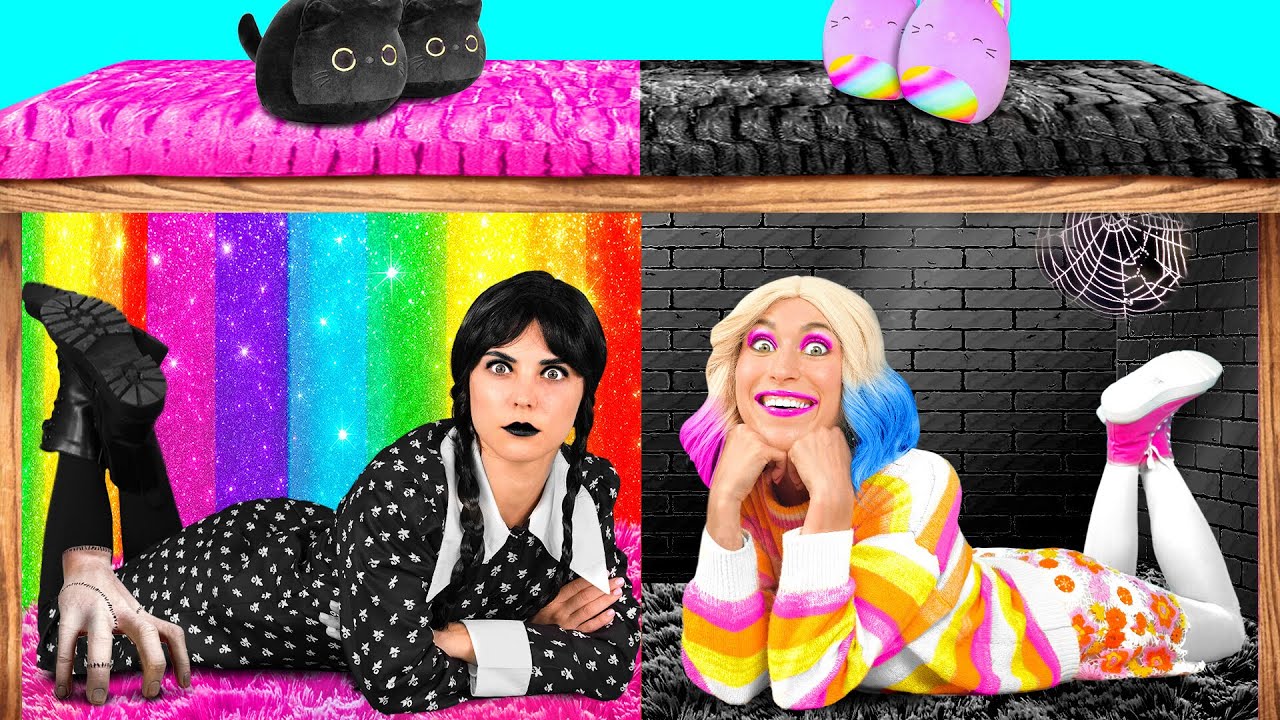 Postavíme Patrovou Postel s Wednesday Addams | Legrační Situace