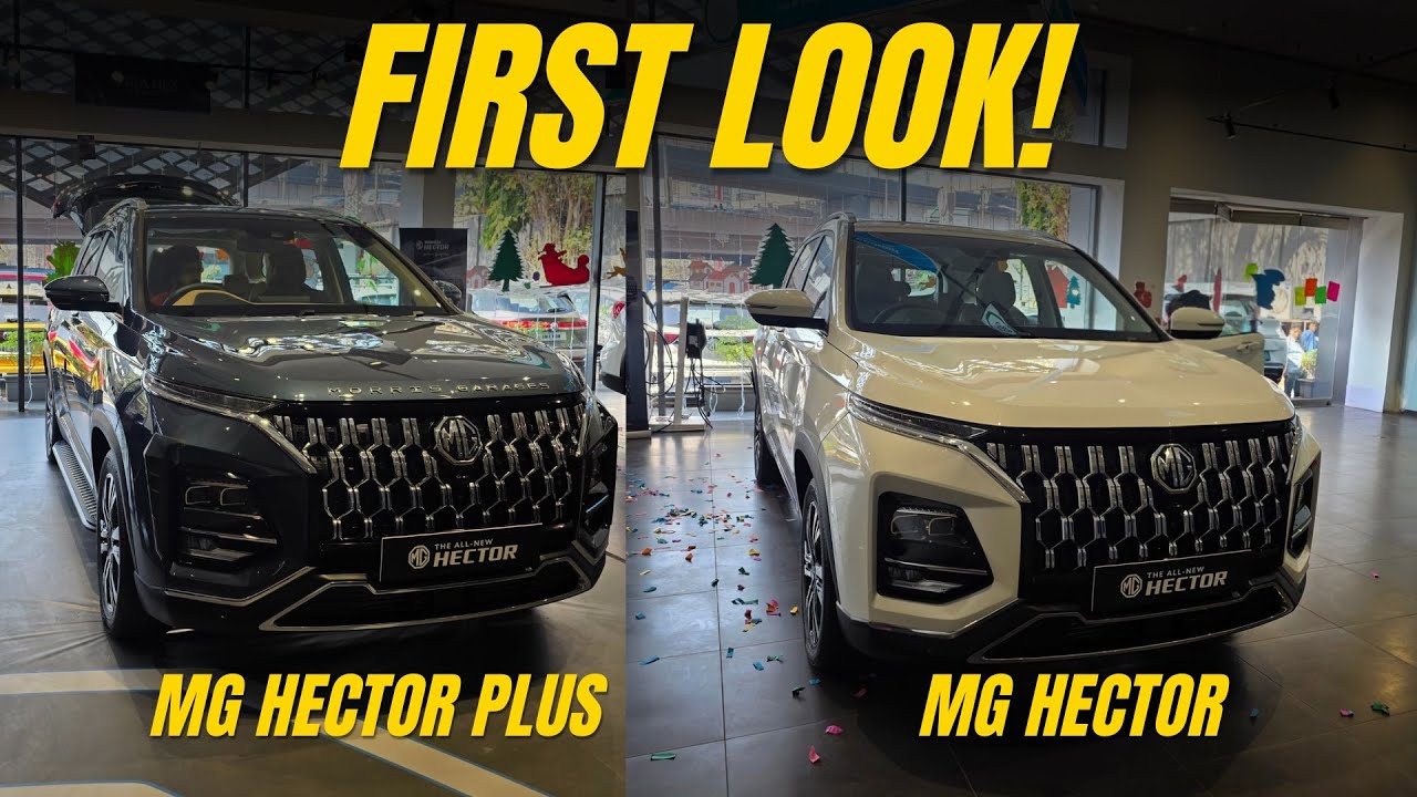 Совершенно новые MG Hector и MG Hector Plus | Первый взгляд и обзор | Motoroids