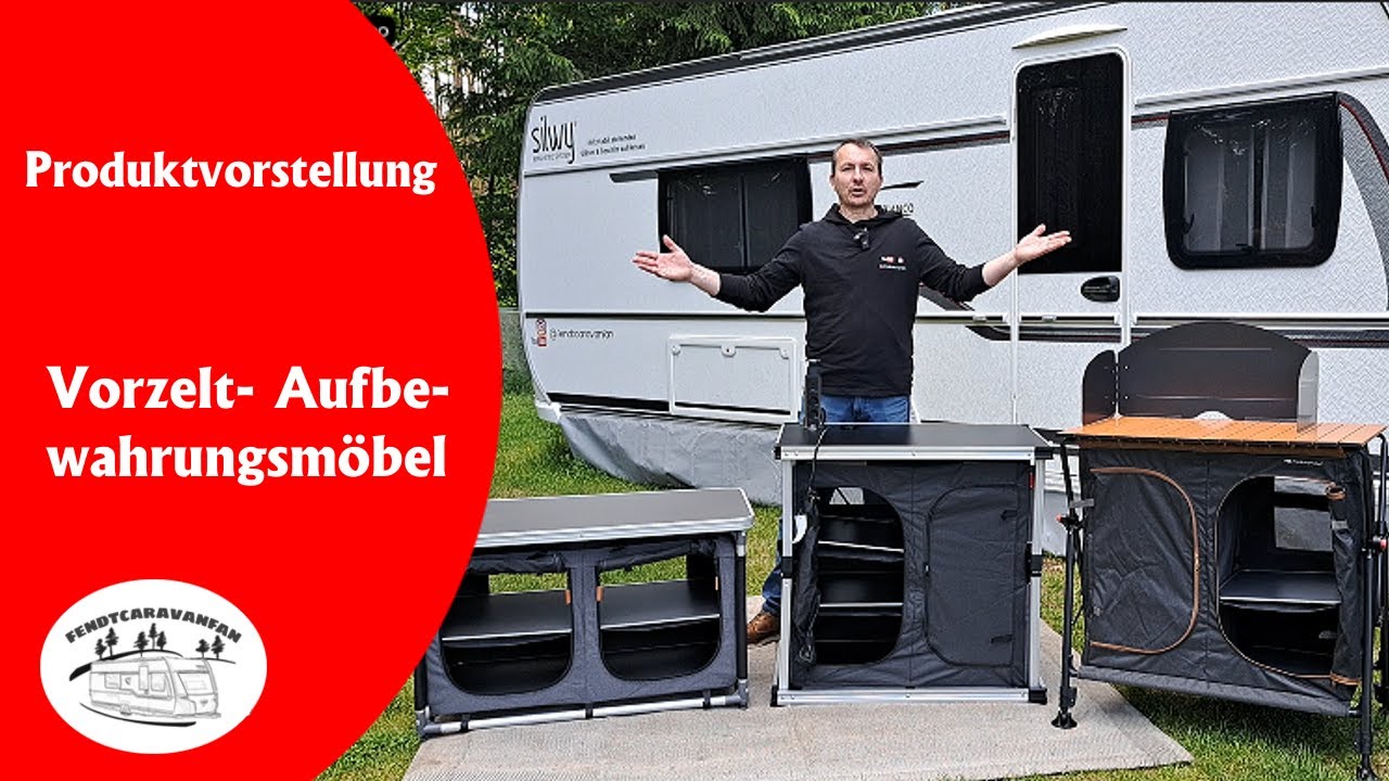 Produktvorstellung 3 verschiedene Systeme von Vorzelt-Aufbewahrungsmöbel   |  fendtcaravanfan