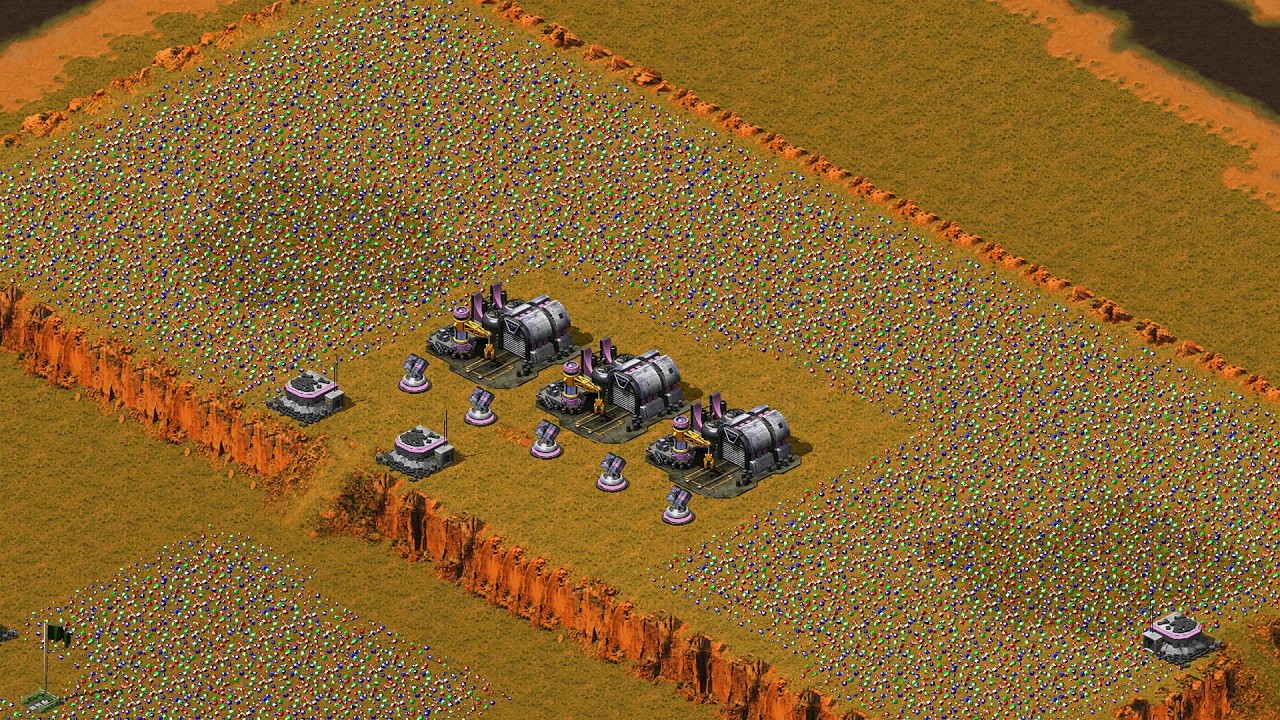 Yuri's Revenge Red Alert 2 Heavy Gunner Новая карта, отредактированная Zoom 3000, сверхсложный ИИ
