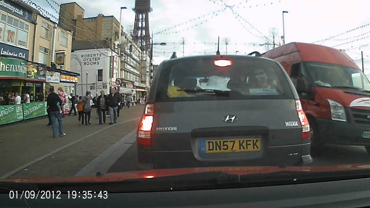 West Street car park to promenade Blackpool