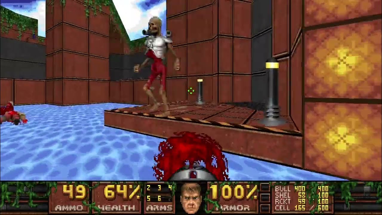 Doom + Doom II (PC) mod playthrough - Tetanus part 4 - Asphyxiate