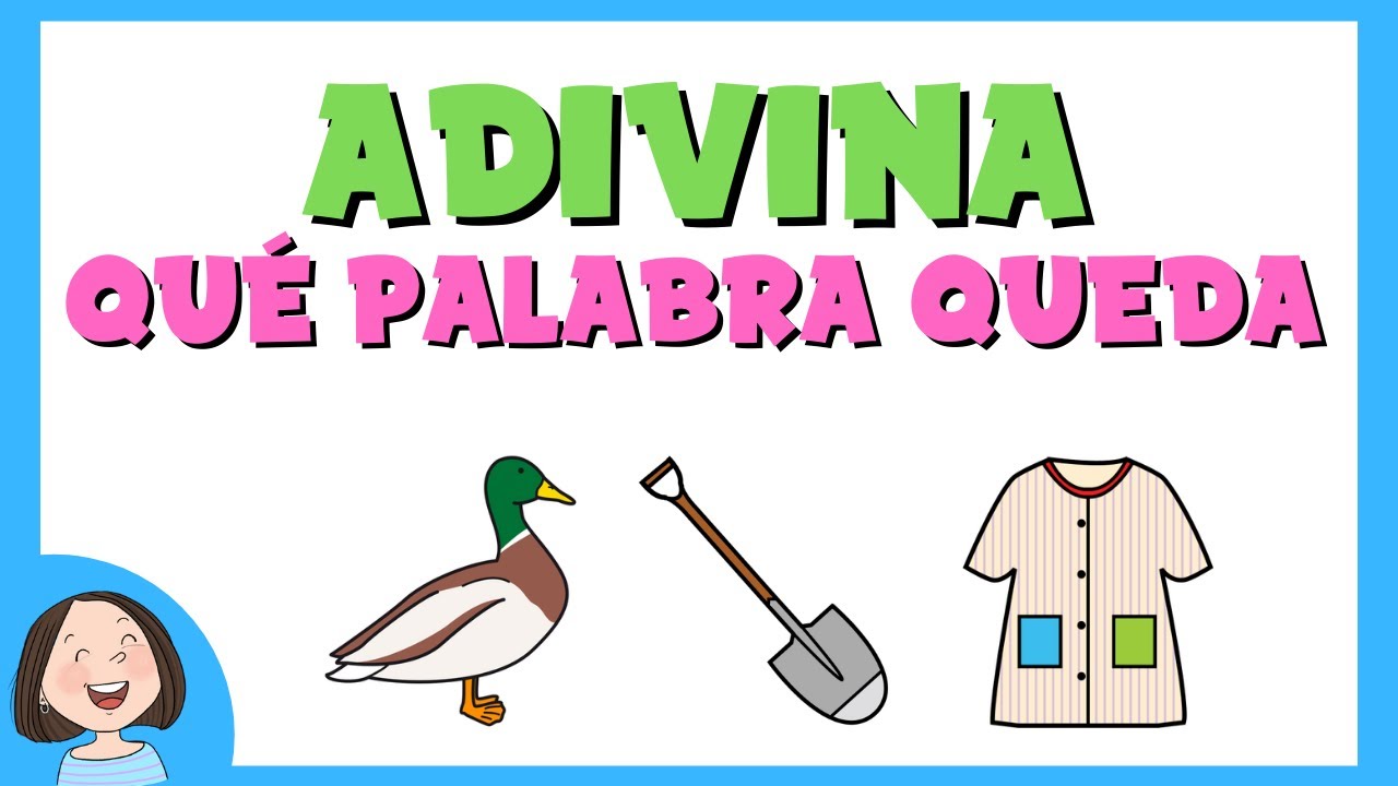 Adivina qué palabra queda | Juego conciencia fonológica