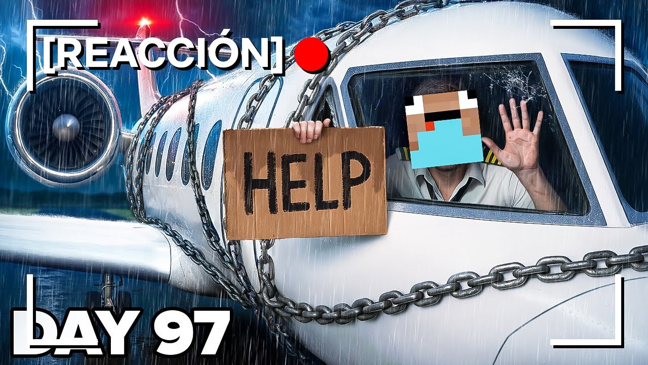DAARICK reacciona a SOBREVIVES 100 DIAS EN UN AVION Y TE LO QUEDAS 🔴[COMPLETO]