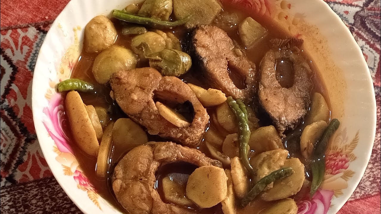 Yummyrecipe রুইকচু কারি অমায়িক স্বাদের মশলাদাররান্না যা ছোটোবড়ো সবার পছন্দ মুখে লেগে থাকার মত কারি