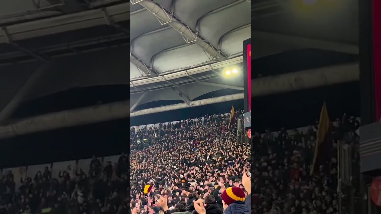 Ovazione dell'Olimpico all'entrata dei fedayn 💛❤️