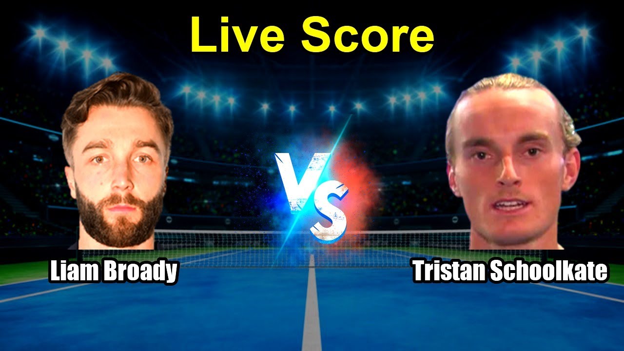 Liam Broady vs Tristan Schoolkate Live Score - ATP Challenger Gwangju, Korea Republic Men Singles
