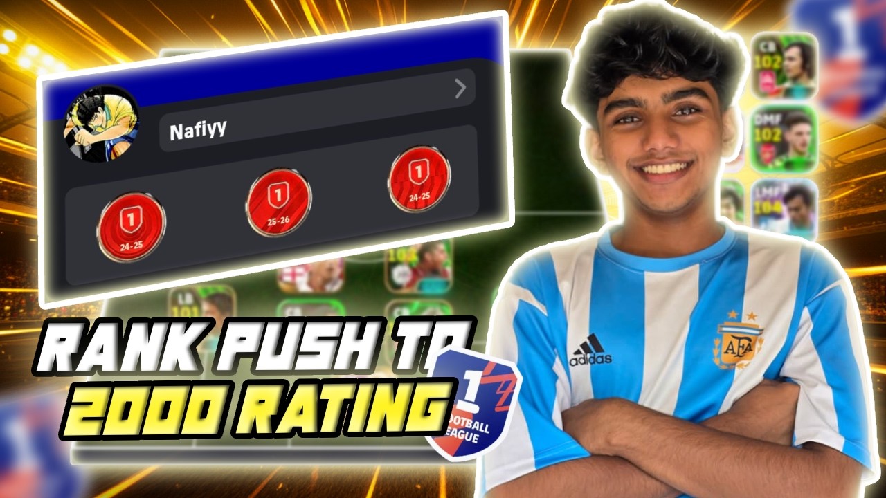 RANK PUSH  GOOYS TODAY 2000 RATINGS?  EFOOTBALL MALAYALAM LIVE | Nafiyy