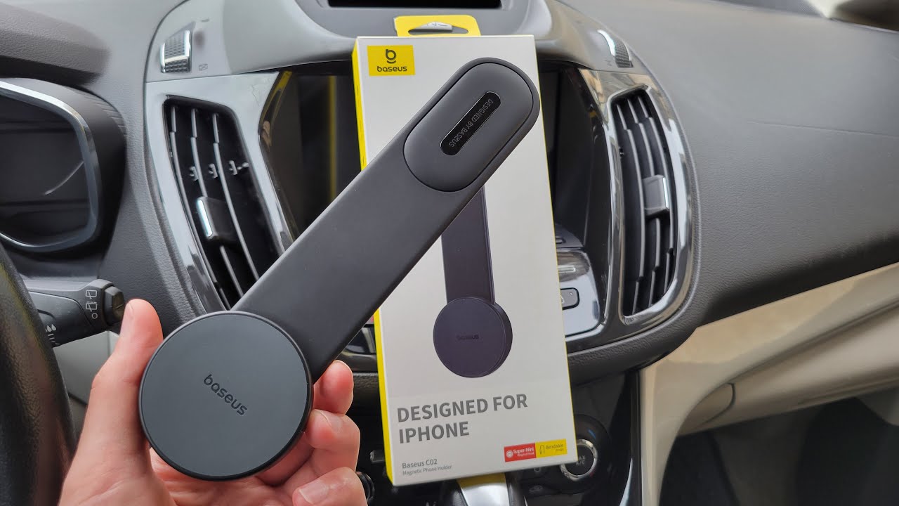 Baseus C02 Bendable phone holder | Magnetic car mount