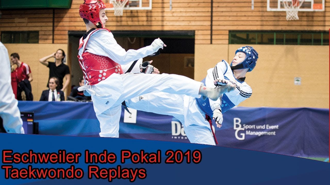 Taekwondo Eschweiler Inde Pokal 2019 Fight 411 Saskia Bootsma vs  Lea Lailani Winkelmann