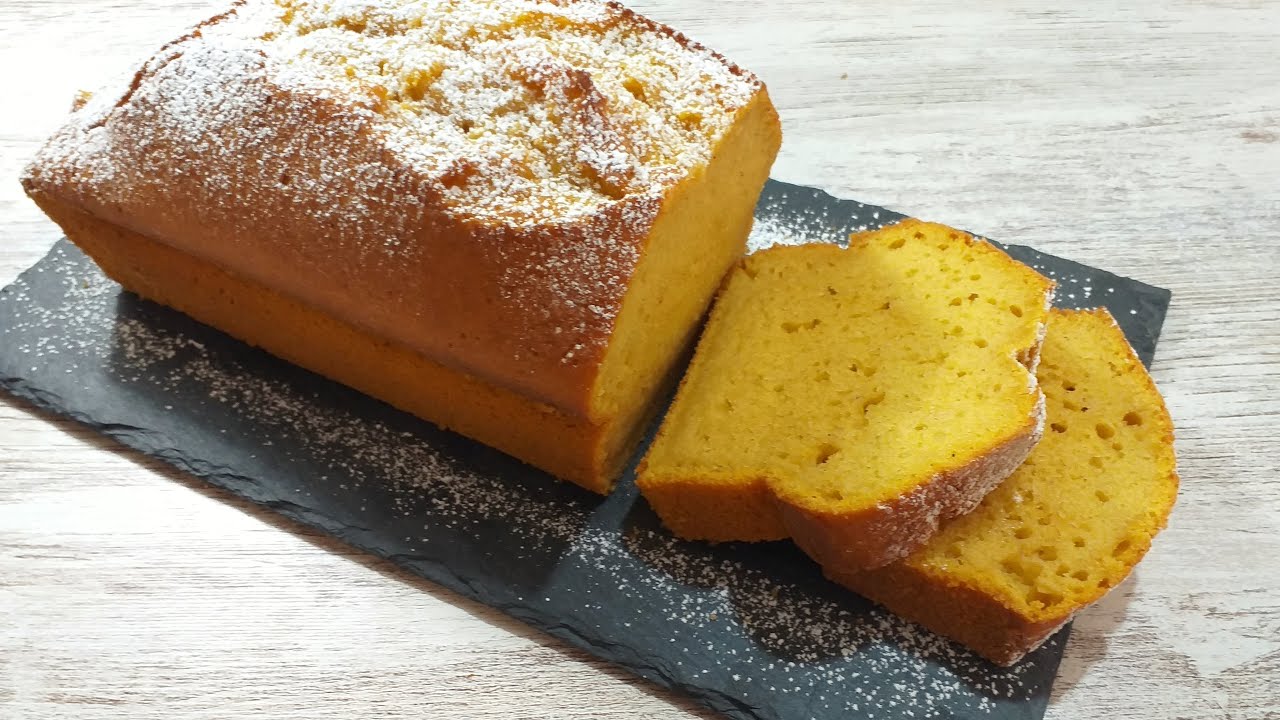 Bizcocho de calabaza alto y esponjoso en licuadora-Receta fácil y sin gluten