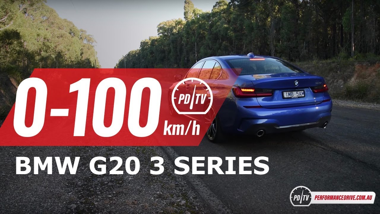 BMW 330i (G20) 2019 года разгон от 0 до 100 км/ч и звук двигателя