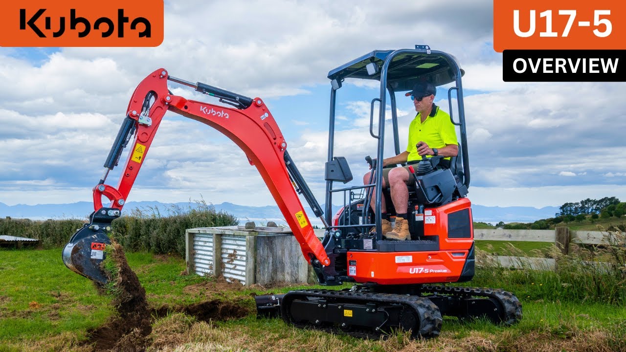 Kubota U17-5 overview in less than 90-seconds #kubota