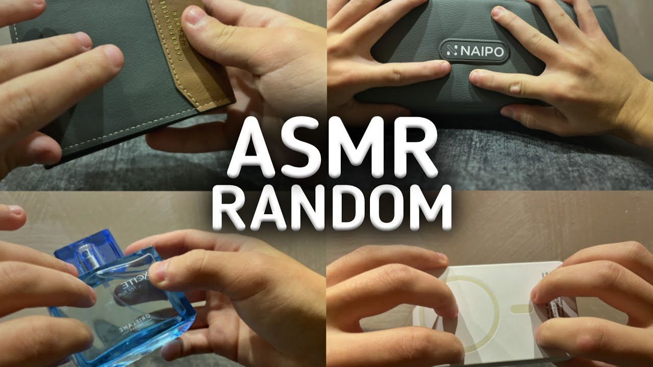 🤤ASMR Tapping on RANDOM TRIGGERS! Fall asleep in 5 minutes 😴