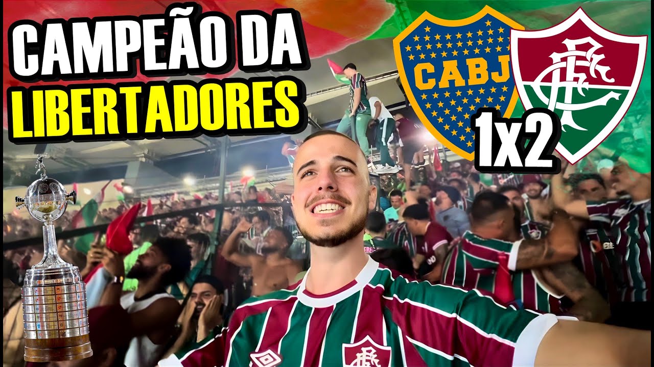 A GLÓRIA ETERNA! Boca Juniors 1x2 Fluminense - CAMPEÃO DA LIBERTADORES 2023 | VLOG NA ARQUIBANCADA