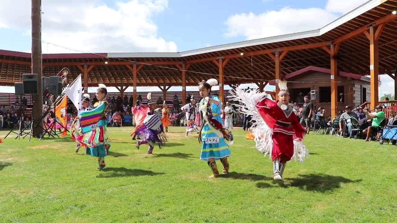 MGBHLM Powwow 2022, Saturday Afternoon, Jr. Girls Fancy Shawl Contest...