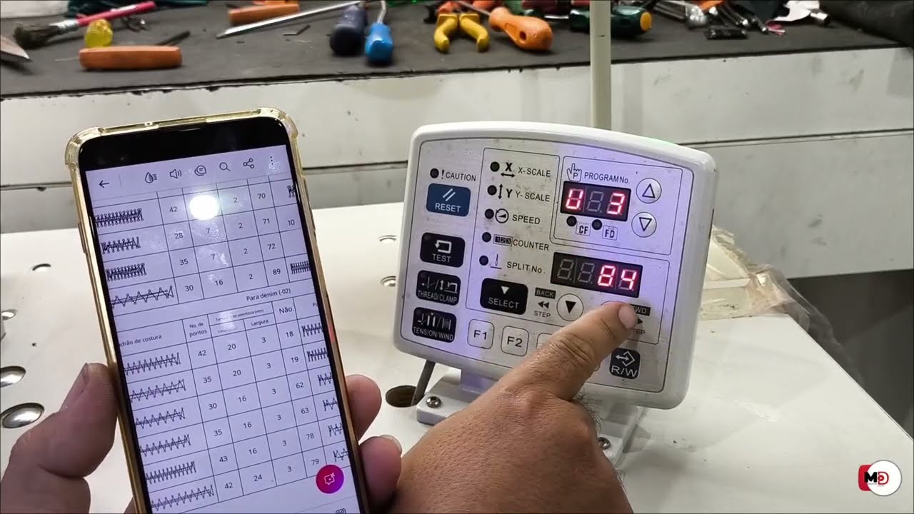 Salvando pontos e fazendo alterações no travete ELETRÔNICO 430d