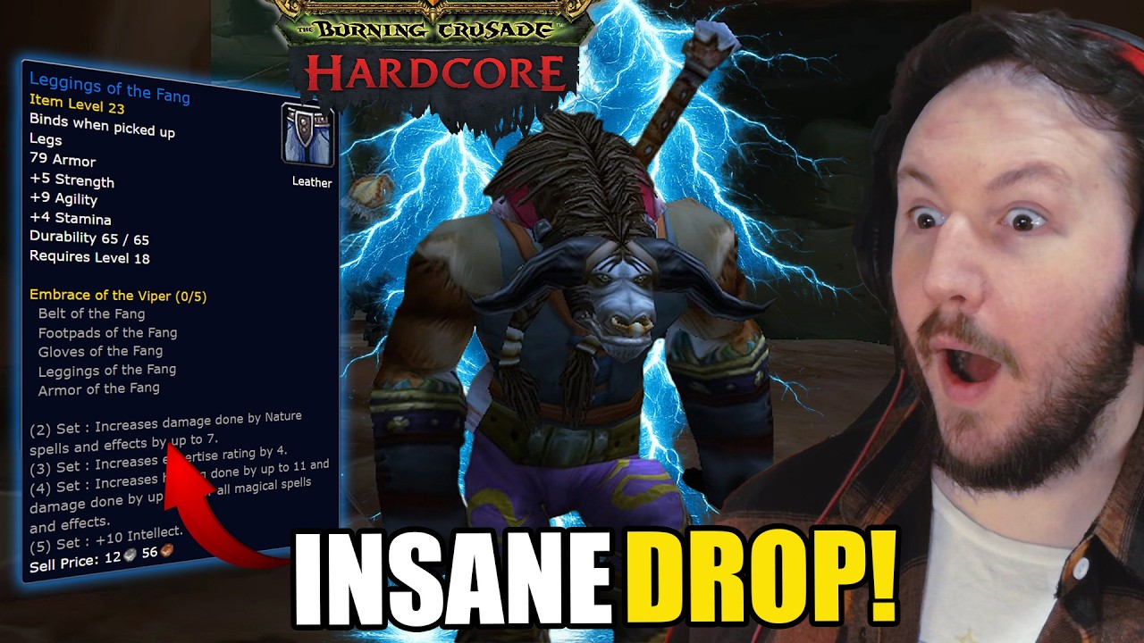 I Got the BEST Drop in Wailing Caverns | WoW TBC Hardcore