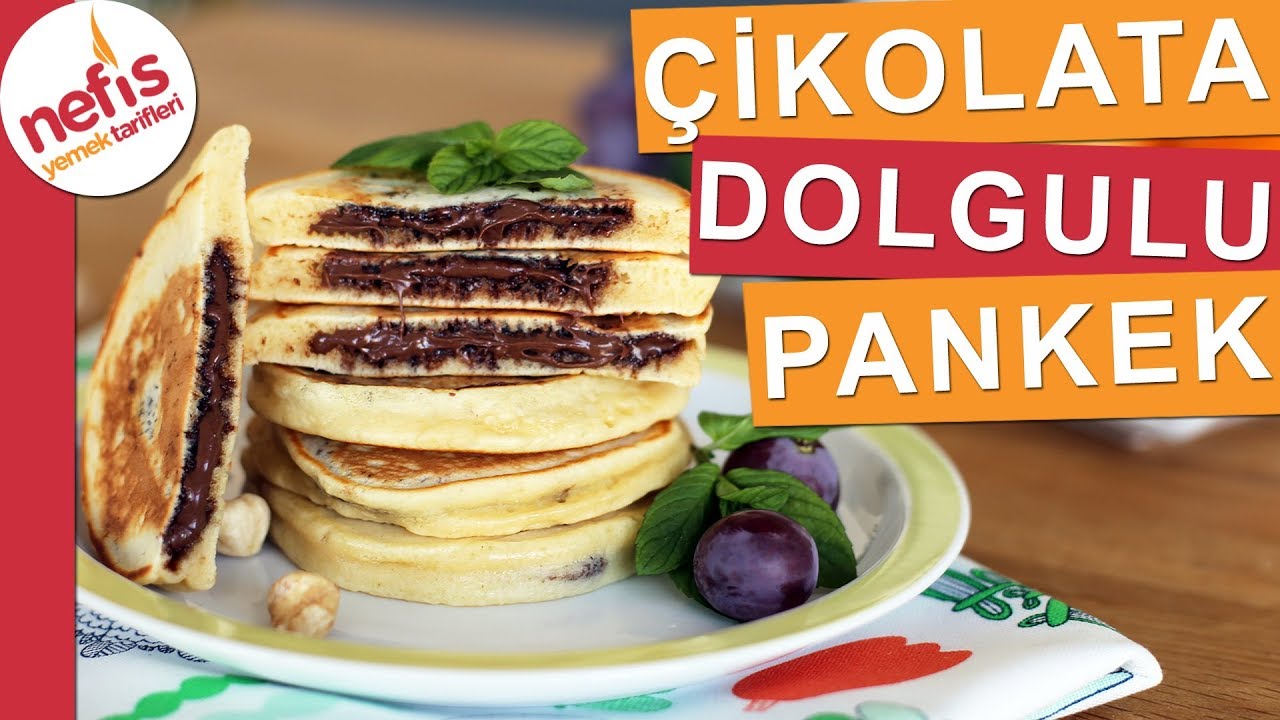 LEZZET BOMBASI Çikolata Dolgulu Pankek Tarifi