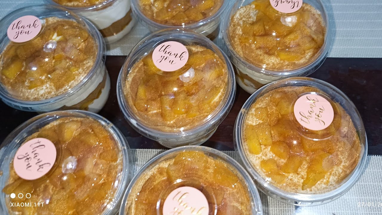 CRUSHED MANGO GRAHAM  FLOAT IN A CUP ||Mommy Tess Kusina